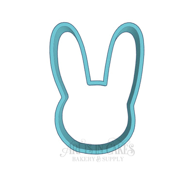 Cookie Cutter Bunny Face Simple - Art Is In Cakes, Bakery & SupplyCookie Cutter 3D2in
