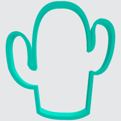 Cookie Cutter Cactus Squishy (B) - Art Is In Cakes, Bakery & SupplyCookie Cutter2in