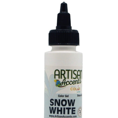 Food Color Gel Artisan Accents in 1 oz bottles - Art Is In Cakes, Bakery SupplyFood colorSnow White
