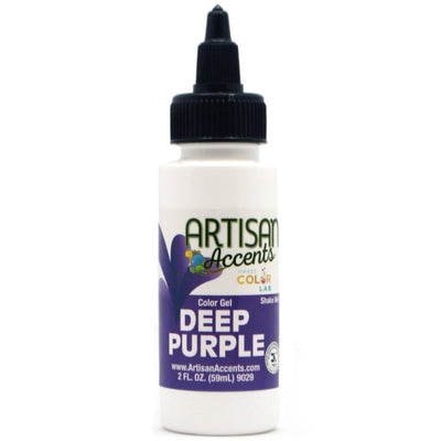 Food Color Gel Artisan Accents Deep Purple - Art Is In Cakes, Bakery Supply