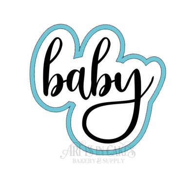 Cookie Cutter Baby Script (B) with Lower Case Letters - Art Is In Cakes, Bakery & SupplyCookie Cutter2in