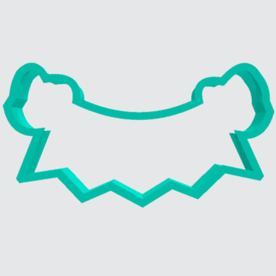 Cookie Cutter Banner with Bows - Art Is In Cakes, Bakery & SupplyCookie Cutter2in