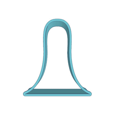 Cookie Cutter Bell Tall Skinny - Art Is In Cakes, Bakery & SupplyCookie Cutter2in