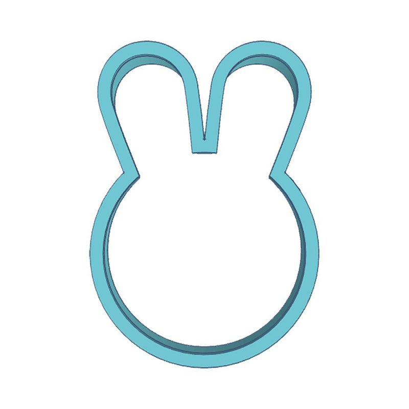 Cookie Cutter Bunny Face Round - Art Is In Cakes, Bakery & SupplyCookie Cutter2in