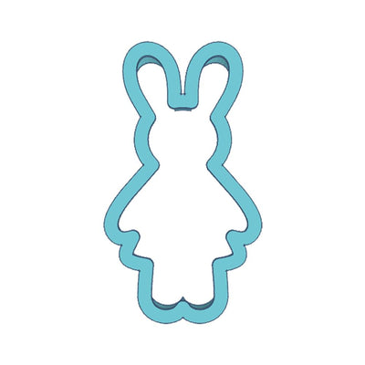 Cookie Cutter Bunny in Dress Standing - Art Is In Cakes, Bakery & SupplyCookie Cutter2in