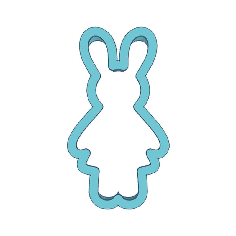 Cookie Cutter Bunny in Dress Standing - Art Is In Cakes, Bakery & SupplyCookie Cutter2in