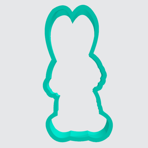 Cookie Cutter Bunny Simple - Art Is In Cakes, Bakery & SupplyCookie Cutter2in
