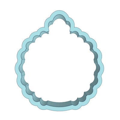 Cookie Cutter Christmas Ornament Round Bumpy - Art Is In Cakes, Bakery & SupplyCookie Cutter2in