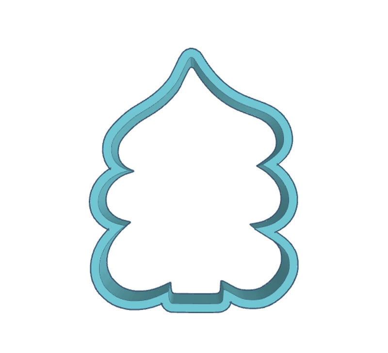 Cookie Cutter Christmas Tree Curvy - Art Is In Cakes, Bakery & SupplyCookie Cutter 3D2in