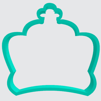 Cookie Cutter Crown Puffy King - Art Is In Cakes, Bakery & SupplyCookie Cutter2in