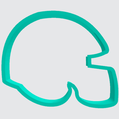 Cookie Cutter Football Helmet - Art Is In Cakes, Bakery & SupplyCookie Cutter2in