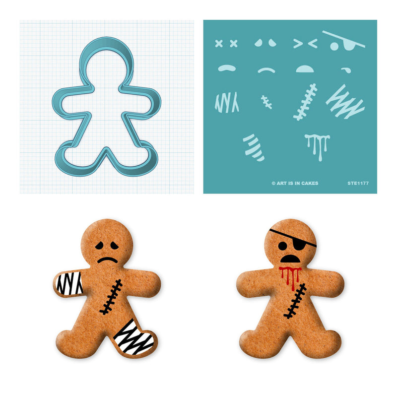 Cookie Cutter Ginger-Dead Man - Art Is In Cakes, Bakery & SupplyCookie Cutter2in