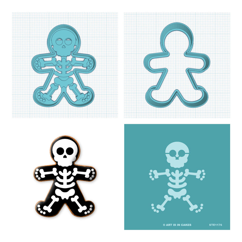 Cookie Cutter Ginger-Dead Man - Art Is In Cakes, Bakery & SupplyCookie CutterBattle Damage Ginger-Dead Man 4in