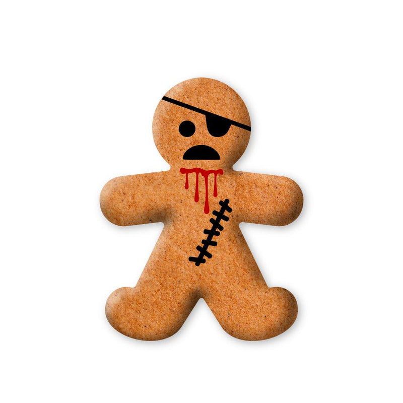 Cookie Cutter Ginger-Dead Man - Art Is In Cakes, Bakery & SupplyCookie CutterGinger-Dead Man Skeleton Stamp 4in