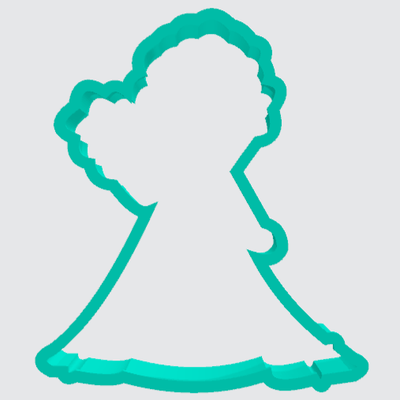 Cookie Cutter Girl in Gown Cutesy (B) - Art Is In Cakes, Bakery & SupplyCookie Cutter2in