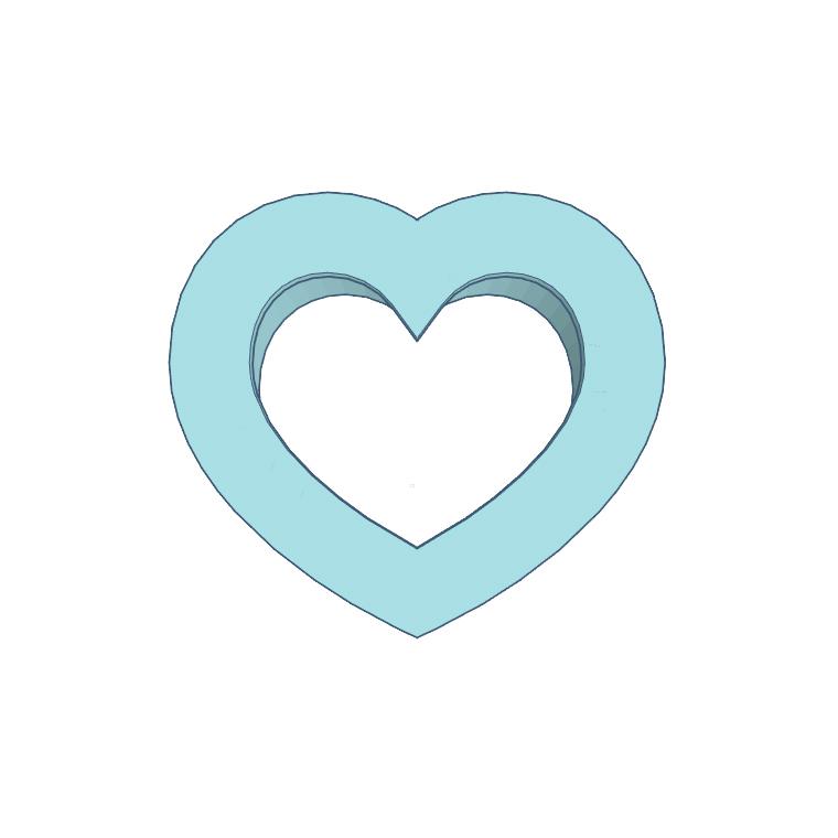 Cookie Cutter Heart Tiny 1in - Art Is In Cakes, Bakery & SupplyCookie Cutter1in