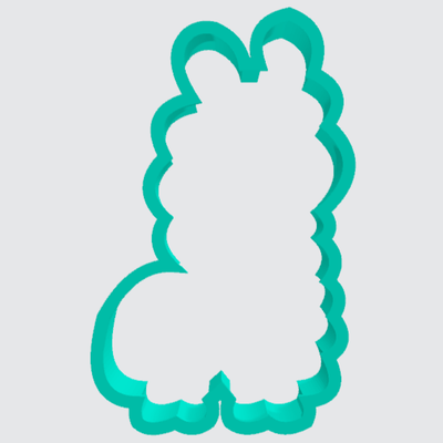 Cookie Cutter Llama Puffy - Art Is In Cakes, Bakery & SupplyCookie Cutter2in