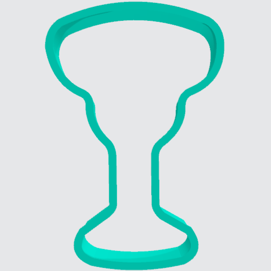 Cookie Cutter Margarita Glass - Art Is In Cakes, Bakery & SupplyCookie Cutter2in