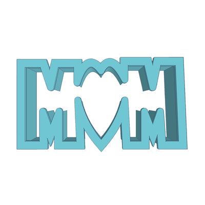 Cookie Cutter Mom Bold with Heart - Art Is In Cakes, Bakery & SupplyCookie Cutter2in