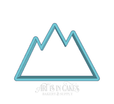 Cookie Cutter Mountains with 3 Peaks - Art Is In Cakes, Bakery & SupplyCookie Cutter2in