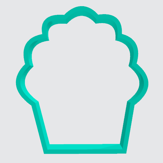 Cookie Cutter Muffin Simple - Art Is In Cakes, Bakery & SupplyCookie Cutter2in