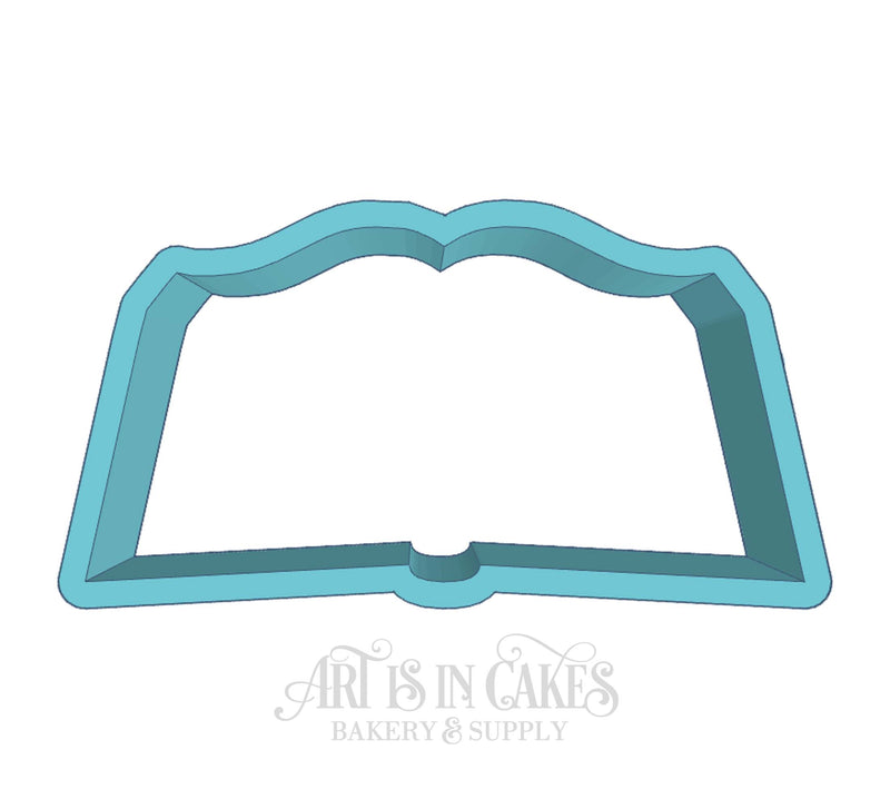Cookie Cutter Open Book - Art Is In Cakes, Bakery & SupplyCookie Cutter 3D2in