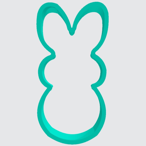 Cookie Cutter Peep Bunny - Art Is In Cakes, Bakery & SupplyCookie Cutter2in
