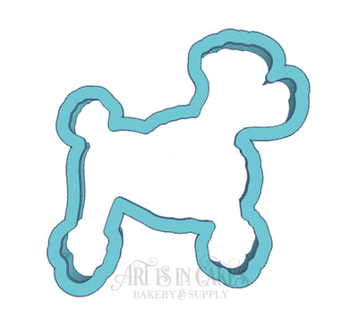 Cookie Cutter Poodle Profile - Art Is In Cakes, Bakery & SupplyCookie Cutter2in