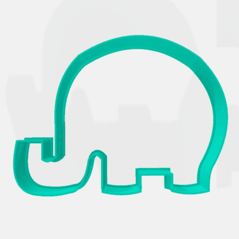 Cookie Cutter Rounded Baby Elephant - Art Is In Cakes, Bakery & SupplyCookie Cutter2in