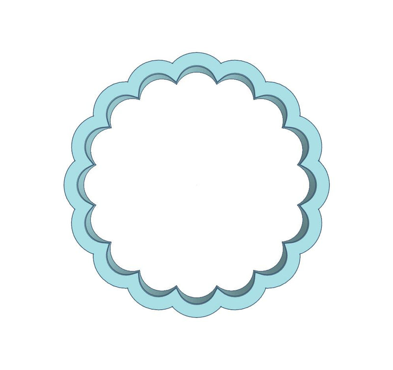 Cookie Cutter Shape Circle Scalloped Simple - Art Is In Cakes, Bakery & SupplyCookie Cutter2in