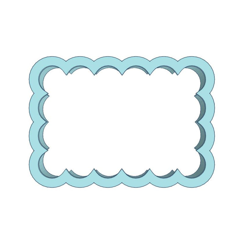 Cookie Cutter Shape Rectangle Scalloped - Art Is In Cakes, Bakery & SupplyCookie Cutter2in