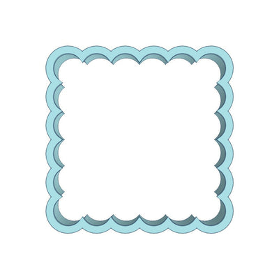 Cookie Cutter Shape Square Scalloped - Art Is In Cakes, Bakery & SupplyCookie Cutter2in