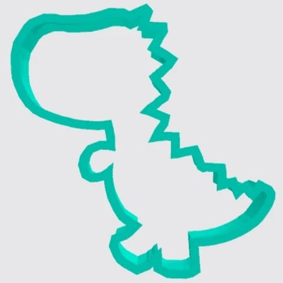 Cookie Cutter T-Rex Cute - Art Is In Cakes, Bakery & SupplyCookie Cutter2in