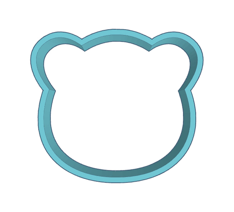 Cookie Cutter Teddy Bear Face - Art Is In Cakes, Bakery & SupplyCookie Cutter 3D2in