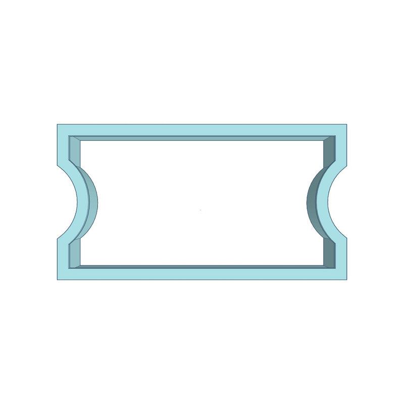 Cookie Cutter Ticket - Art Is In Cakes, Bakery & SupplyCookie Cutter2in