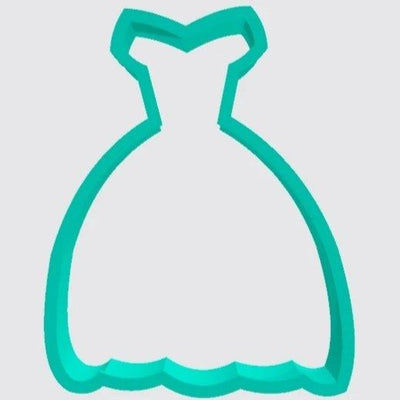 Cookie Cutter Wedding Dress Ball Gown - Art Is In Cakes, Bakery & SupplyCookie Cutter2in