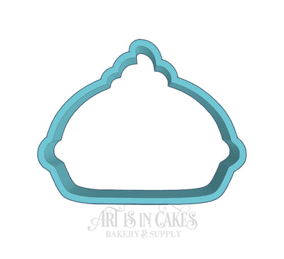 Cookie Cutter Whole Pie with Whip Topping - Art Is In Cakes, Bakery & SupplyCookie Cutter 3D2in