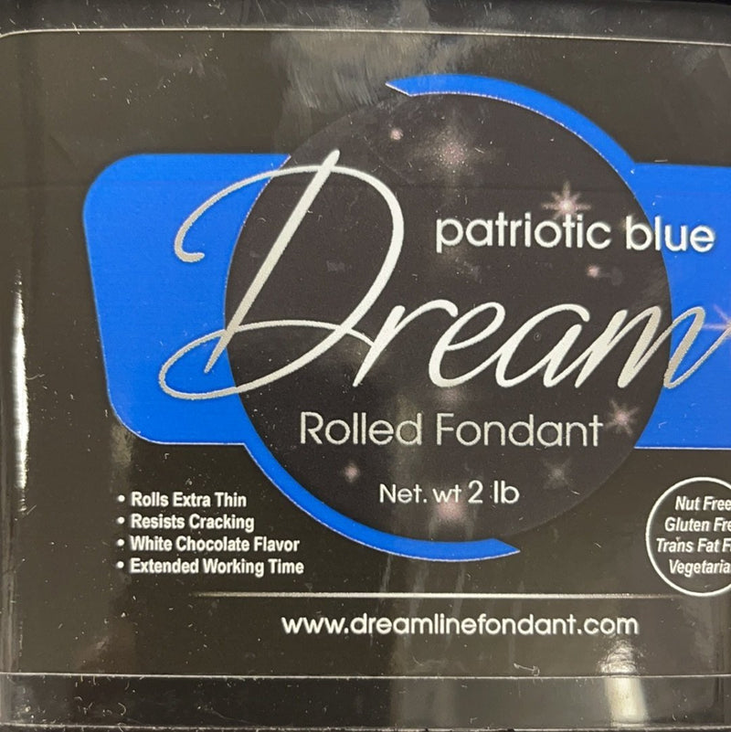 Fondant - Dream Blends Fondant and Modeling Chocolate in a Variety of Colors - Art Is In Cakes, Bakery & SupplyFondant & IcingsPatriotic Blue