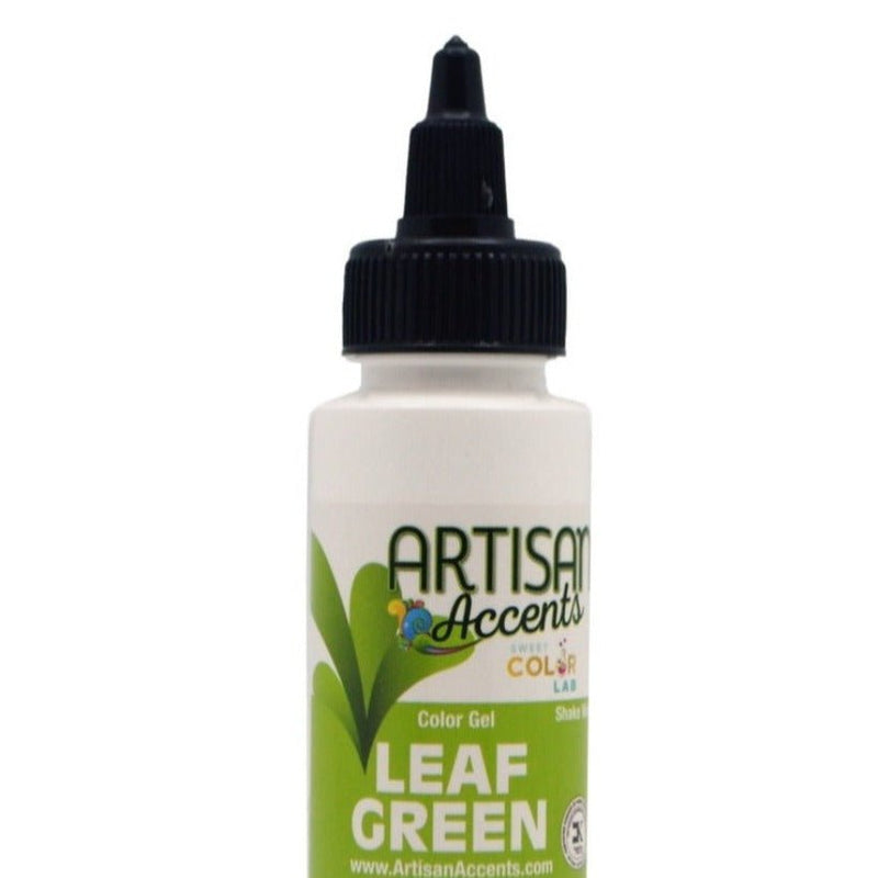 Food Color Gel Artisan Accents in 1 oz bottles - Art Is In Cakes, Bakery SupplyFood colorLeaf Green