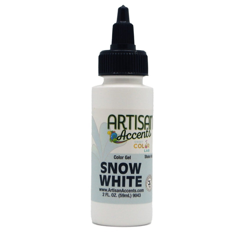 Food Color Gel Artisan Accents Snow White - Art Is In Cakes, Bakery Supply