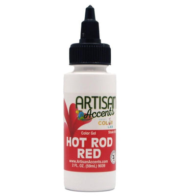 Food Color Gel Artisan Accents Hot Rod Red - Art Is In Cakes, Bakery Supply