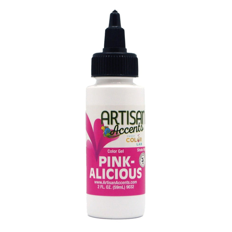 Food Color Gel Artisan Accents Pink-Alicious - Art Is In Cakes, Bakery Supply