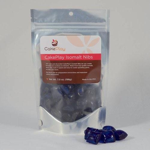 Isomalt Nibs, 7oz Bags, Ready To Melt and Use, Various Colors by Cake Play Inc. - Art Is In Cakes, Bakery & SupplyIsomaltBlue