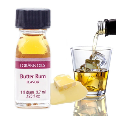 LorAnn Oils Super Strength Concentrated Flavor Oils, 1 Dram - Art Is In Cakes, Bakery & SupplyFlavorButter Rum
