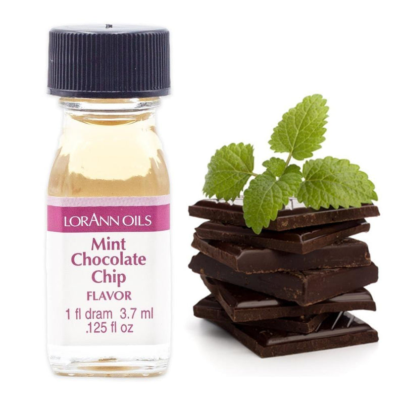 LorAnn Oils Super Strength Concentrated Flavor Oils, 1 Dram - Art Is In Cakes, Bakery & SupplyFlavorMint Chocolate Chip