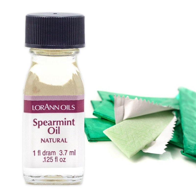 LorAnn Oils Super Strength Concentrated Flavor Oils, 1 Dram - Art Is In Cakes, Bakery & SupplyFlavorSpearmint