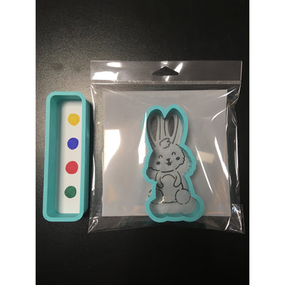 Paint-Your-Own Happy Bunny Set - Art Is In Cakes, Bakery & SupplyCookie CutterDefault Title