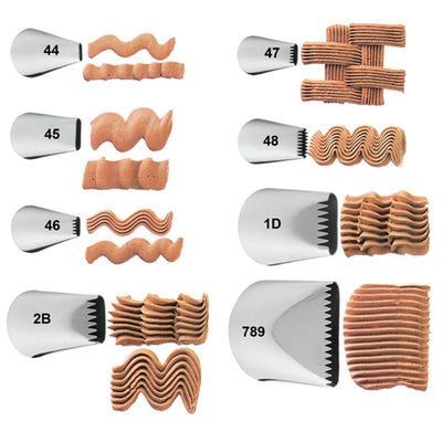 Piping Tips, Basketweave Tips - Art Is In Cakes, Bakery & SupplyPiping Tips44