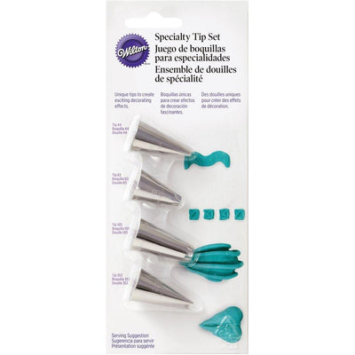 Specialty 4pc Tip Set by Wilton - Art Is In Cakes, Bakery & SupplyPiping TipsDefault Title