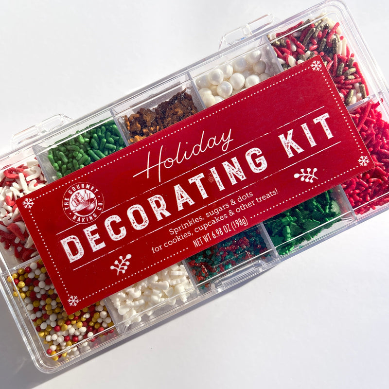 Sprinkles Holiday Decorating Kit in Organizer 6.98oz - Art Is In Cakes, Bakery SupplySprinkles